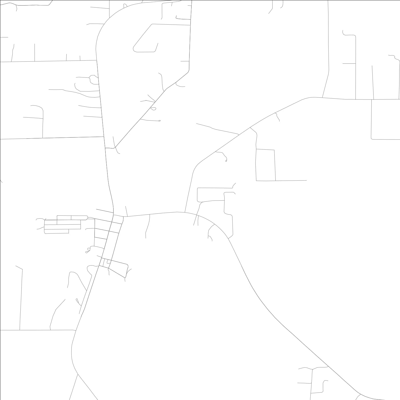 ROAD MAP OF WORTHINGTON SPRINGS, FLORIDA BY MAPBAKES