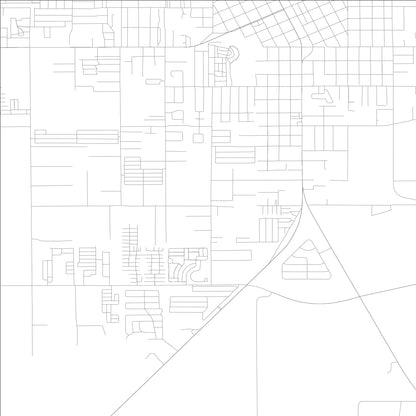 ROAD MAP OF ZEPHYRHILLS SOUTH, FLORIDA BY MAPBAKES