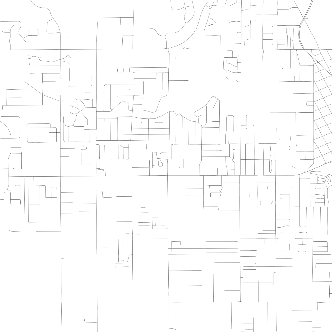 ROAD MAP OF ZEPHYRHILLS WEST, FLORIDA BY MAPBAKES