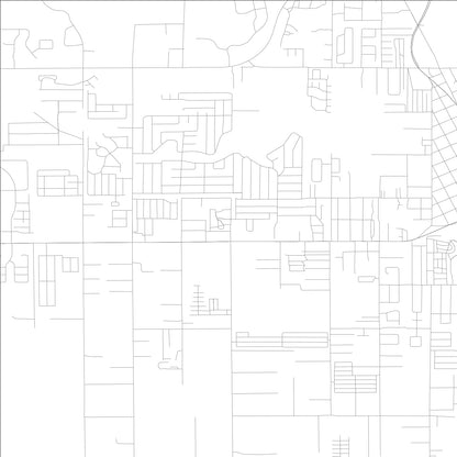 ROAD MAP OF ZEPHYRHILLS WEST, FLORIDA BY MAPBAKES