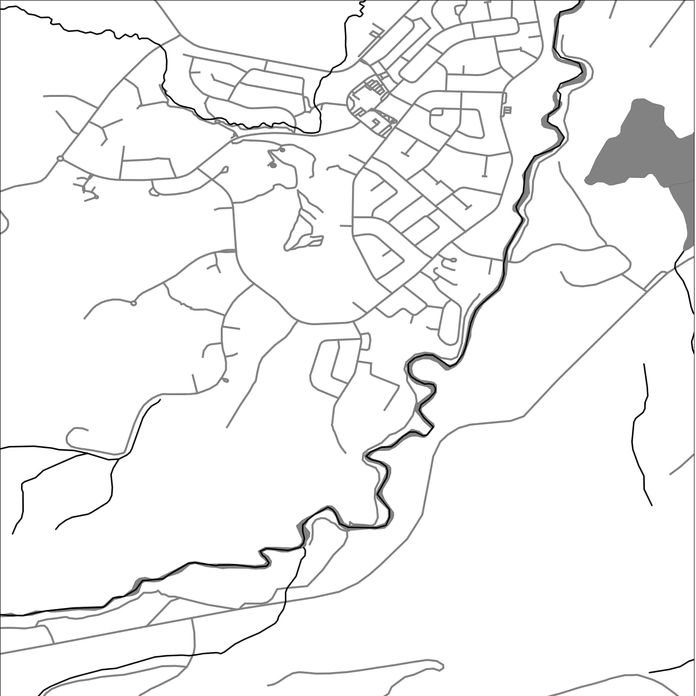 ROAD MAP OF KAWERAU, NEW ZEALAND BY MAPBAKES