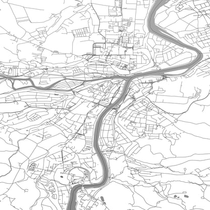 ROAD MAP OF STEYR, AUSTRIA BY MAPBAKES