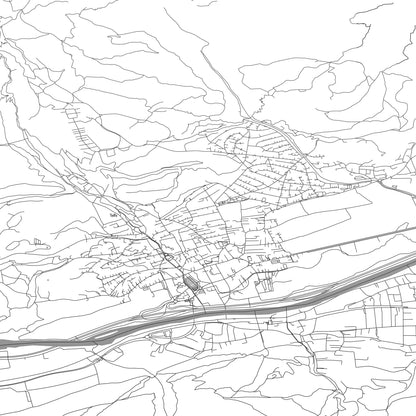 ROAD MAP OF TELFS, AUSTRIA BY MAPBAKES