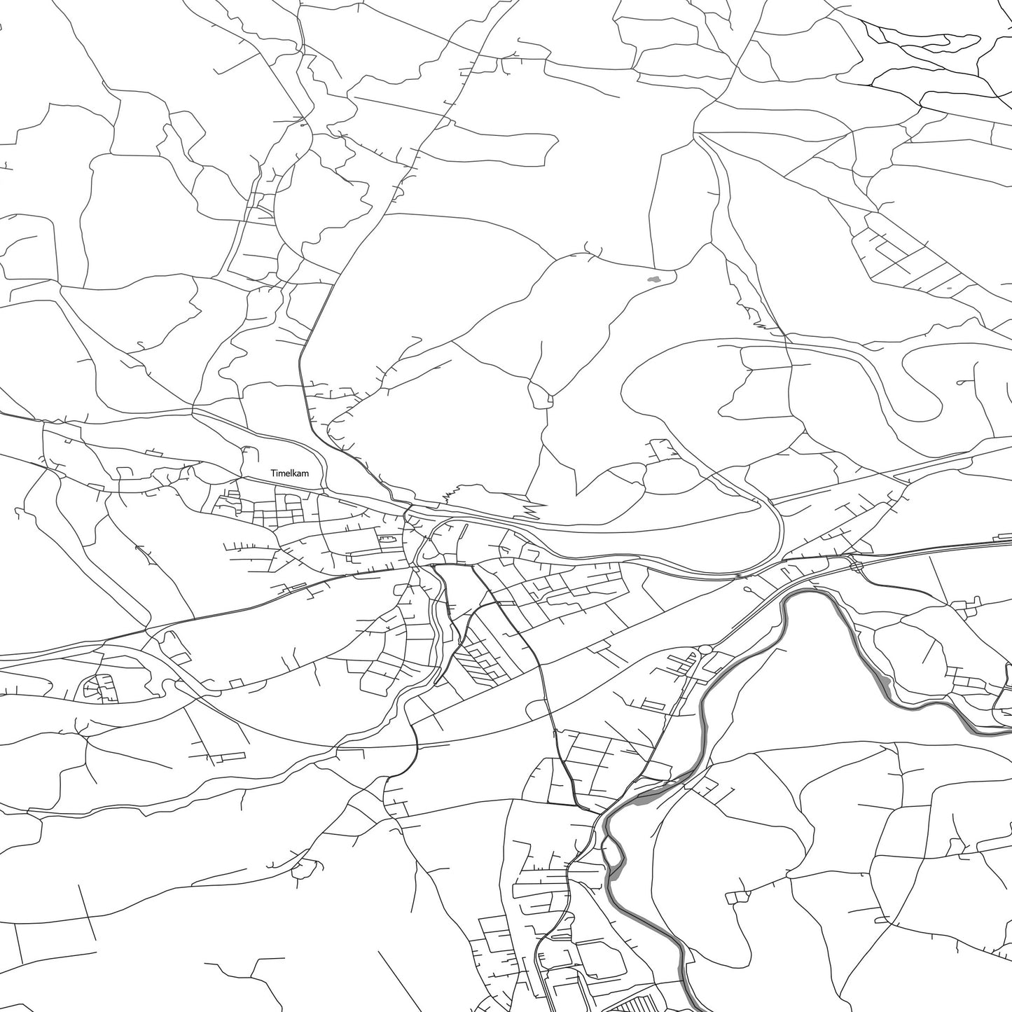 ROAD MAP OF TIMELKAM, AUSTRIA BY MAPBAKES