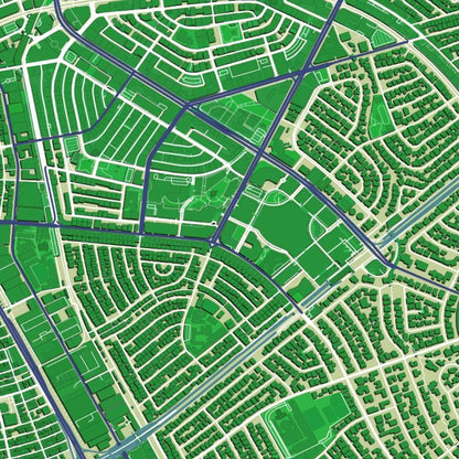 COLOURED ROAD MAP OF MAKATI, PHILIPPINES BY MAPBAKES