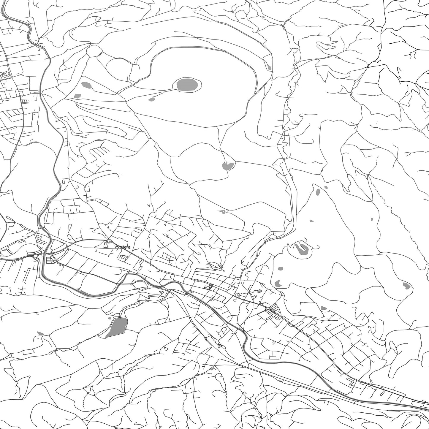 ROAD MAP OF VOITSBERG, AUSTRIA BY MAPBAKES