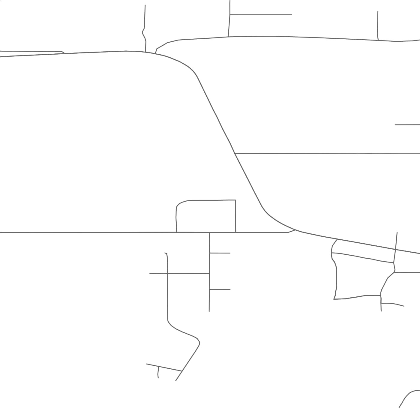 ROAD MAP OF HOUSTON, ALASKA BY MAPBAKES