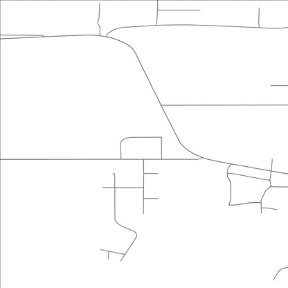 ROAD MAP OF HOUSTON, ALASKA BY MAPBAKES