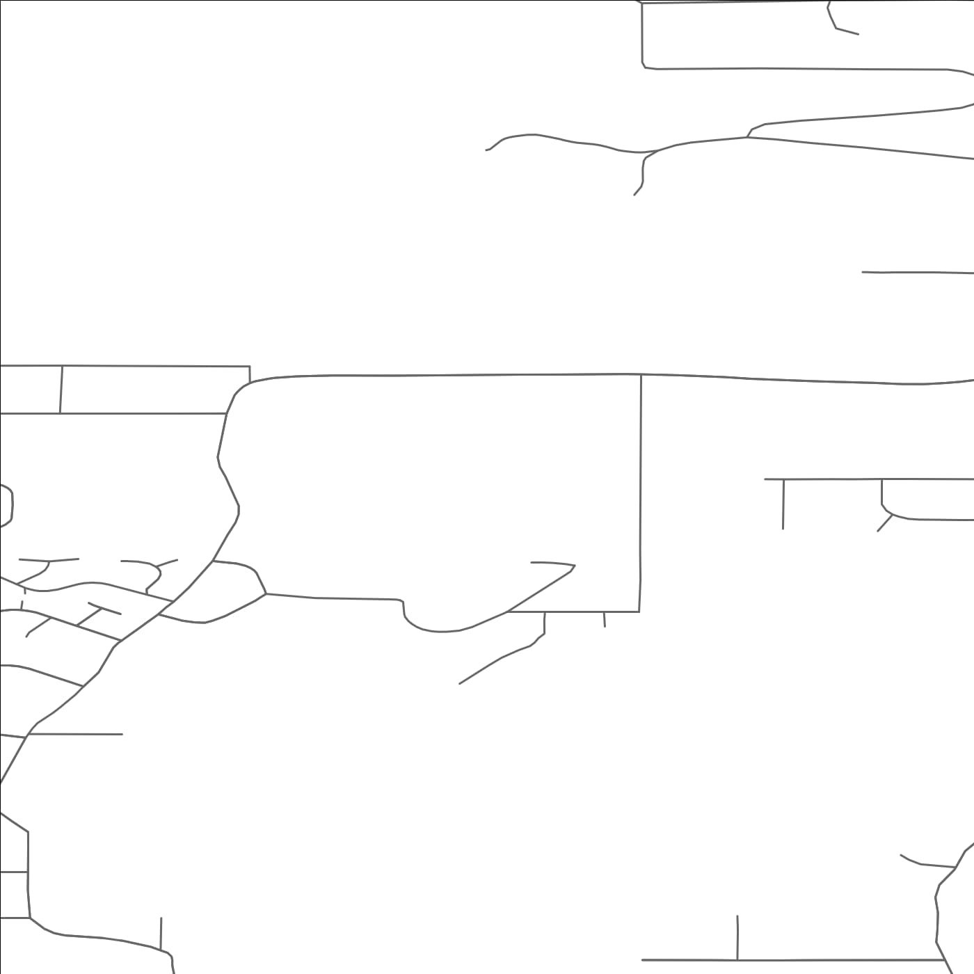 ROAD MAP OF MEADOW LAKES, ALASKA BY MAPBAKES