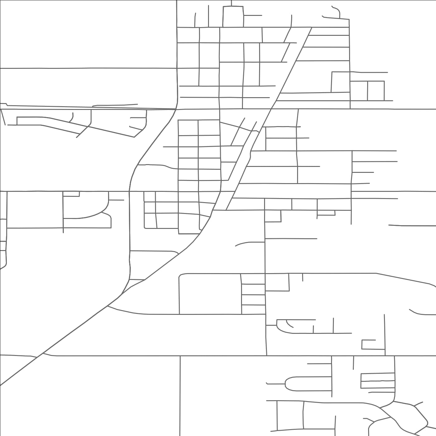 ROAD MAP OF PALMER, ALASKA BY MAPBAKES