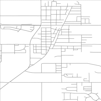 ROAD MAP OF PALMER, ALASKA BY MAPBAKES