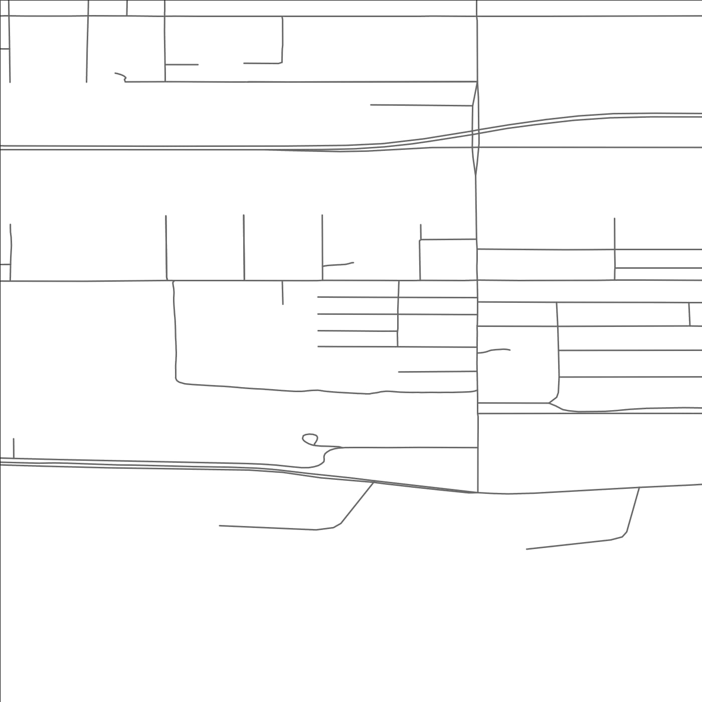 ROAD MAP OF SOUTH VAN HORN, ALASKA BY MAPBAKES