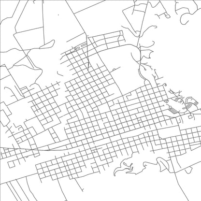 ROAD MAP OF ALPINE, TEXAS BY MAPBAKES