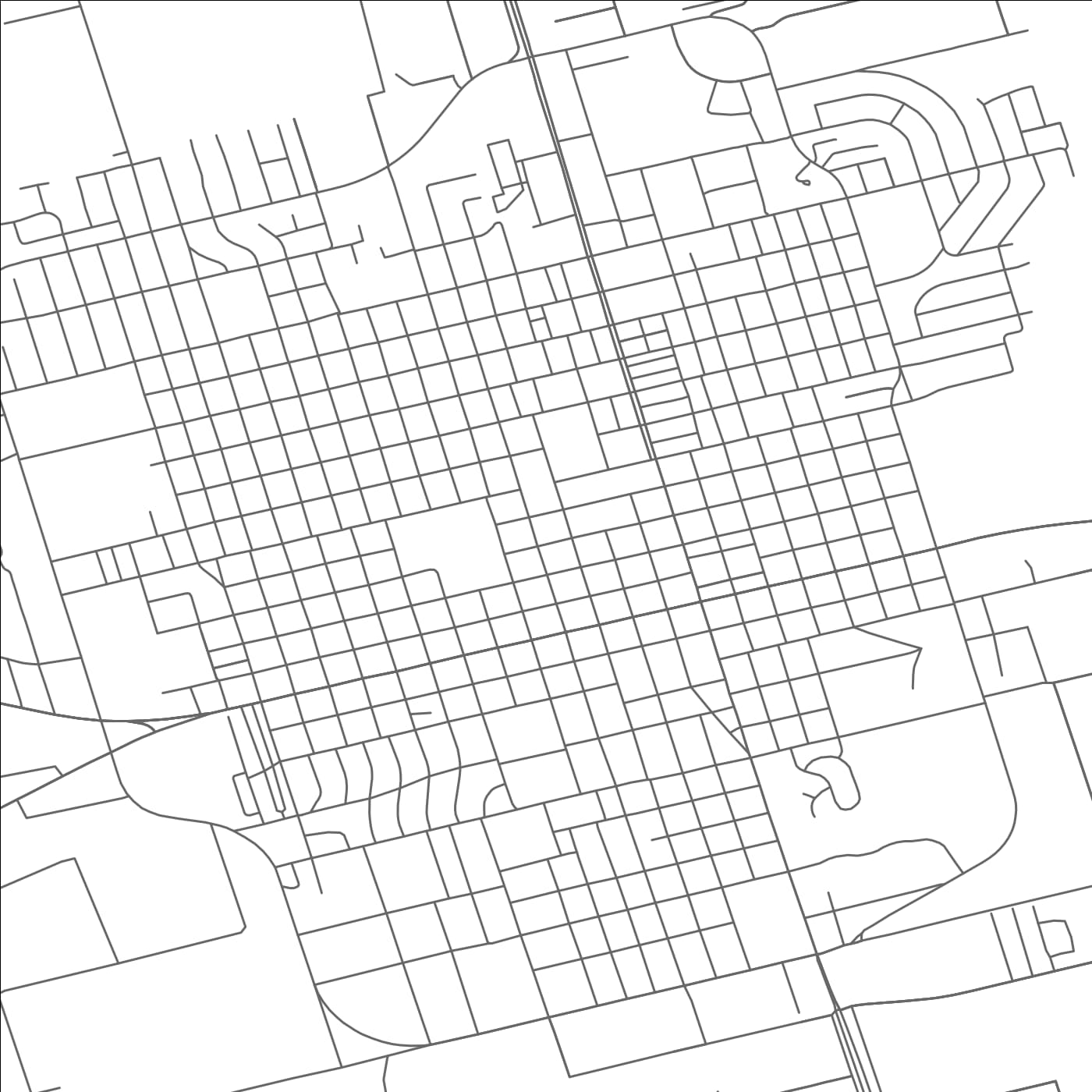 ROAD MAP OF ANDREWS, TEXAS BY MAPBAKES