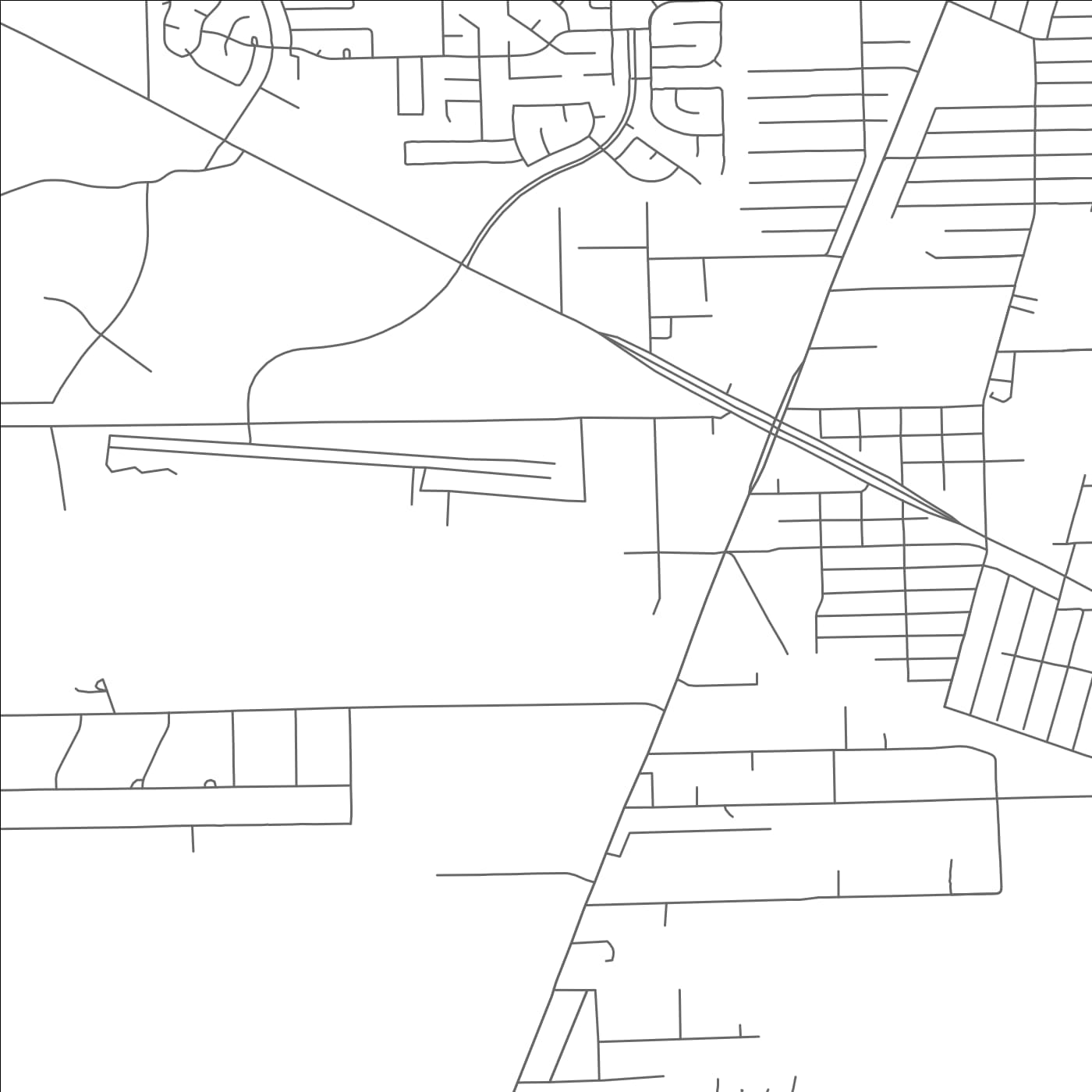 ROAD MAP OF ARCOLA, TEXAS BY MAPBAKES