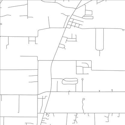 ROAD MAP OF ARGYLE, TEXAS BY MAPBAKES