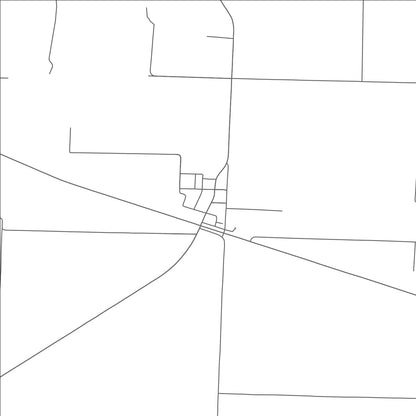 ROAD MAP OF BAILEY, TEXAS BY MAPBAKES