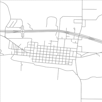 ROAD MAP OF BAIRD, TEXAS BY MAPBAKES