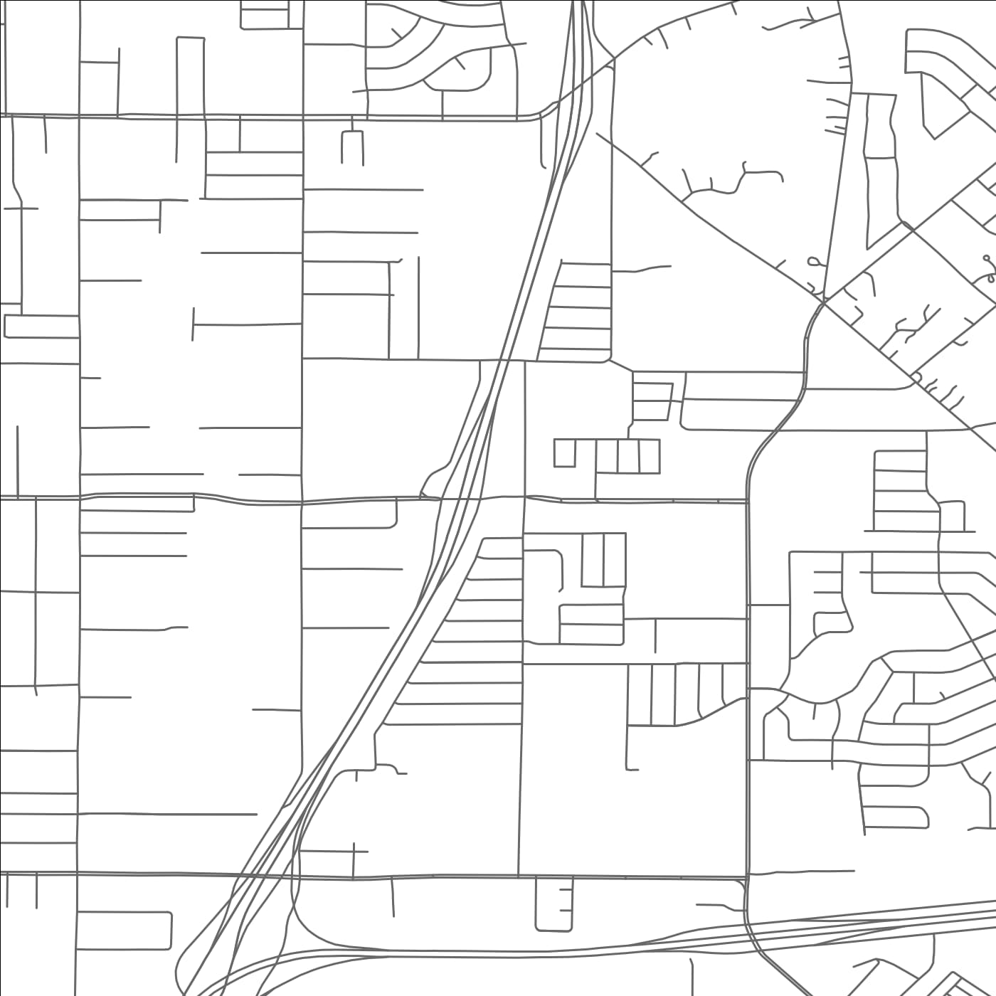 ROAD MAP OF BALCH SPRINGS, TEXAS BY MAPBAKES