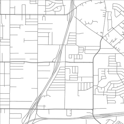 ROAD MAP OF BALCH SPRINGS, TEXAS BY MAPBAKES