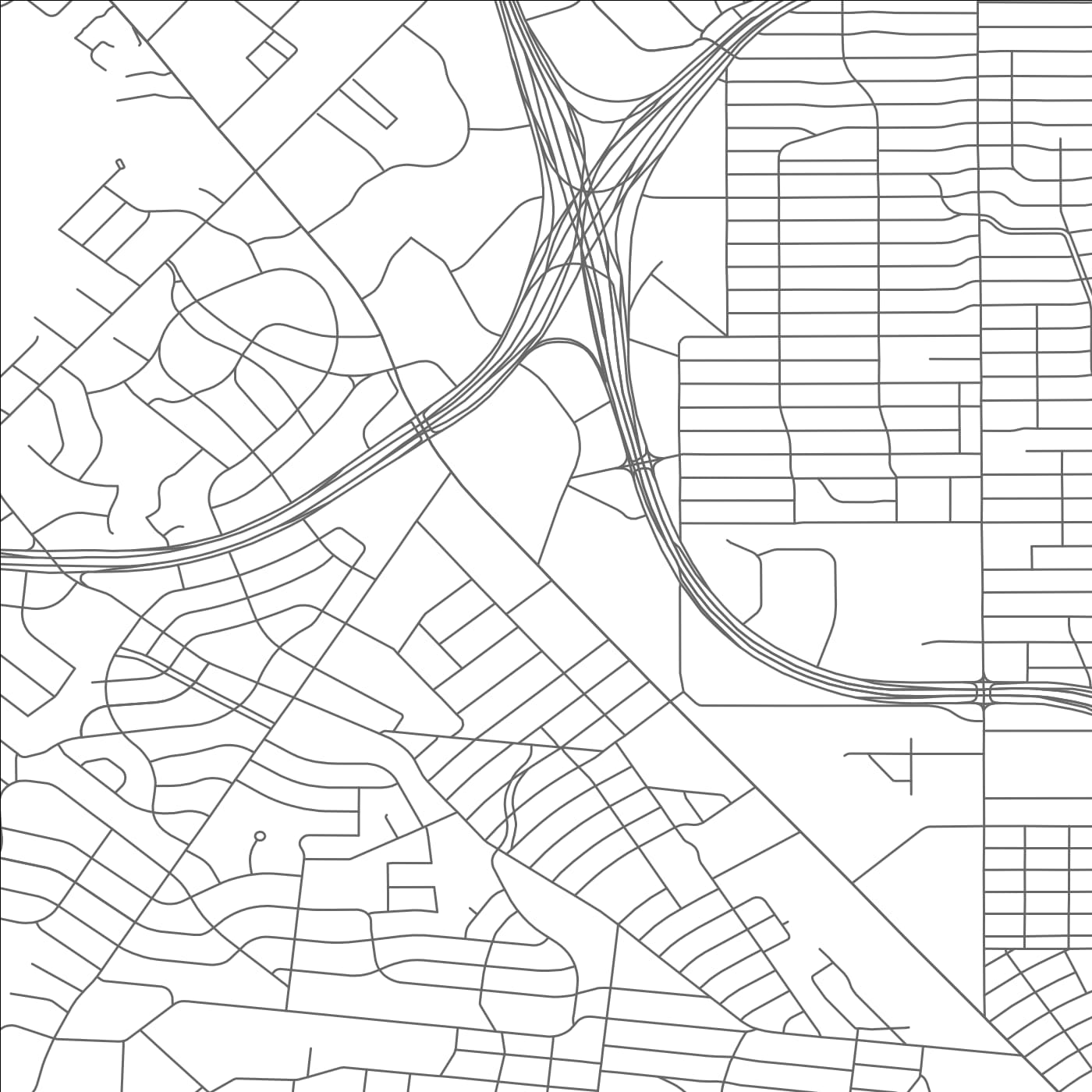 ROAD MAP OF BALCONES HEIGHTS, TEXAS BY MAPBAKES