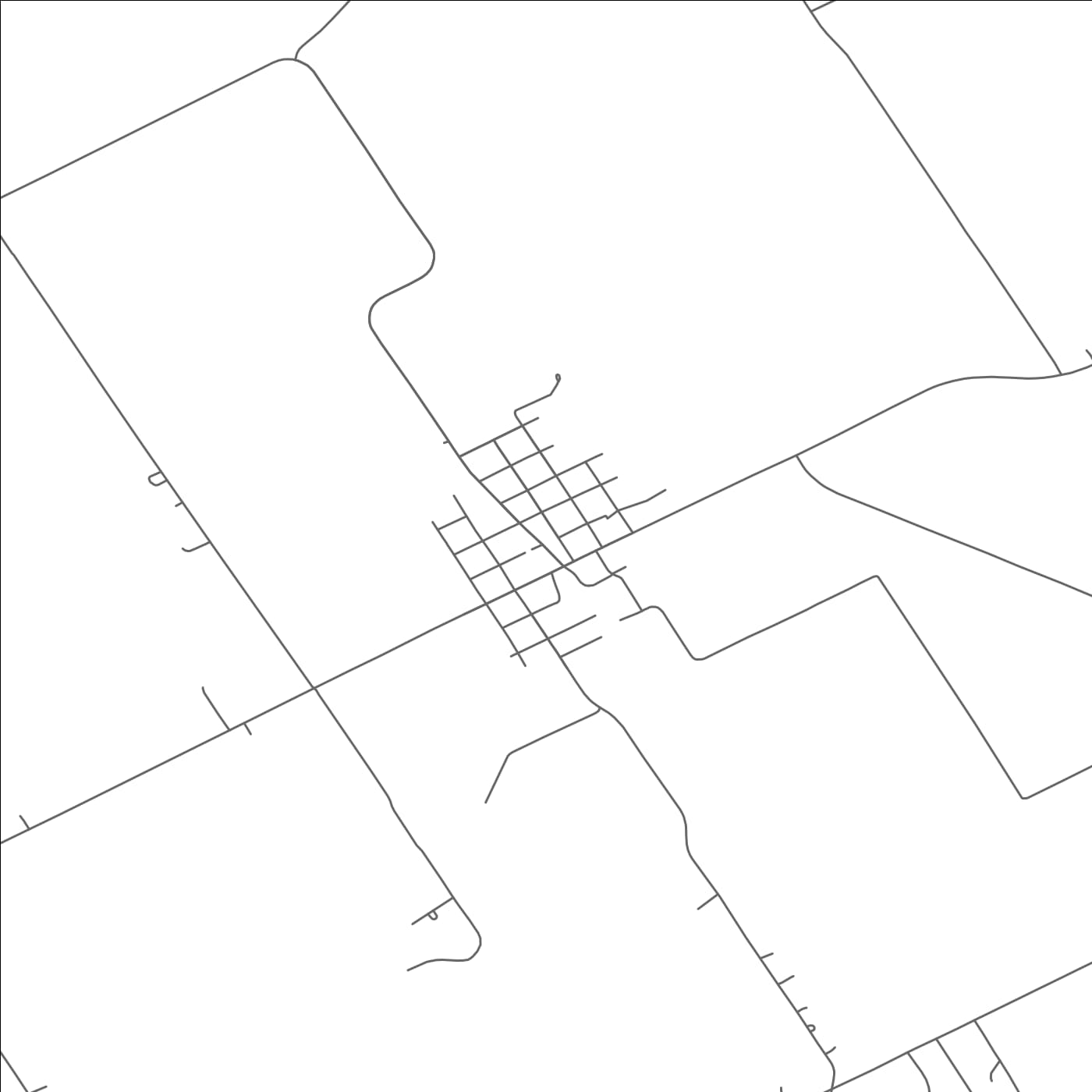 ROAD MAP OF BARDWELL, TEXAS BY MAPBAKES