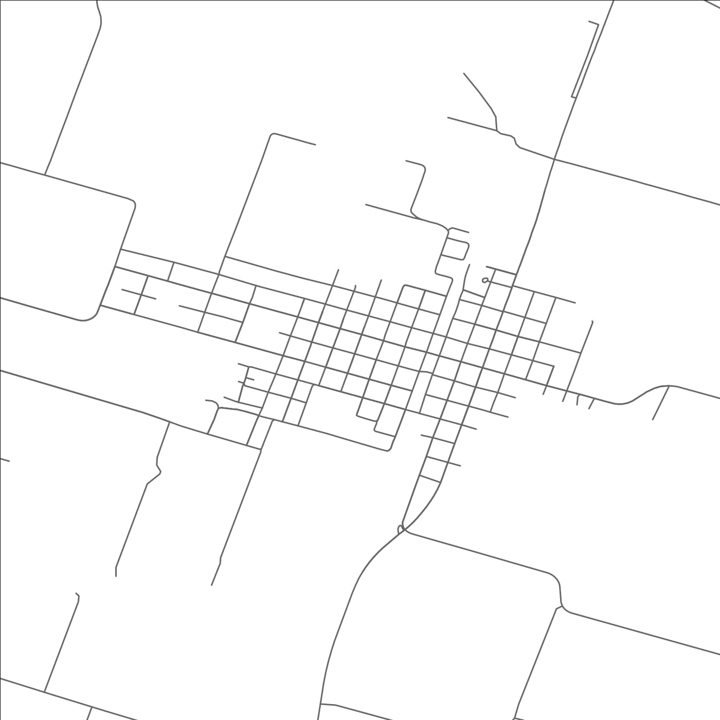 ROAD MAP OF BARTLETT, TEXAS BY MAPBAKES