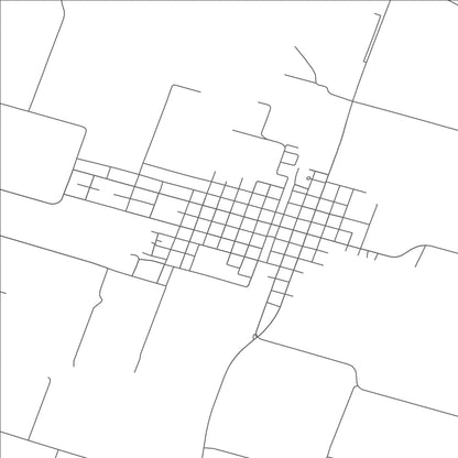 ROAD MAP OF BARTLETT, TEXAS BY MAPBAKES