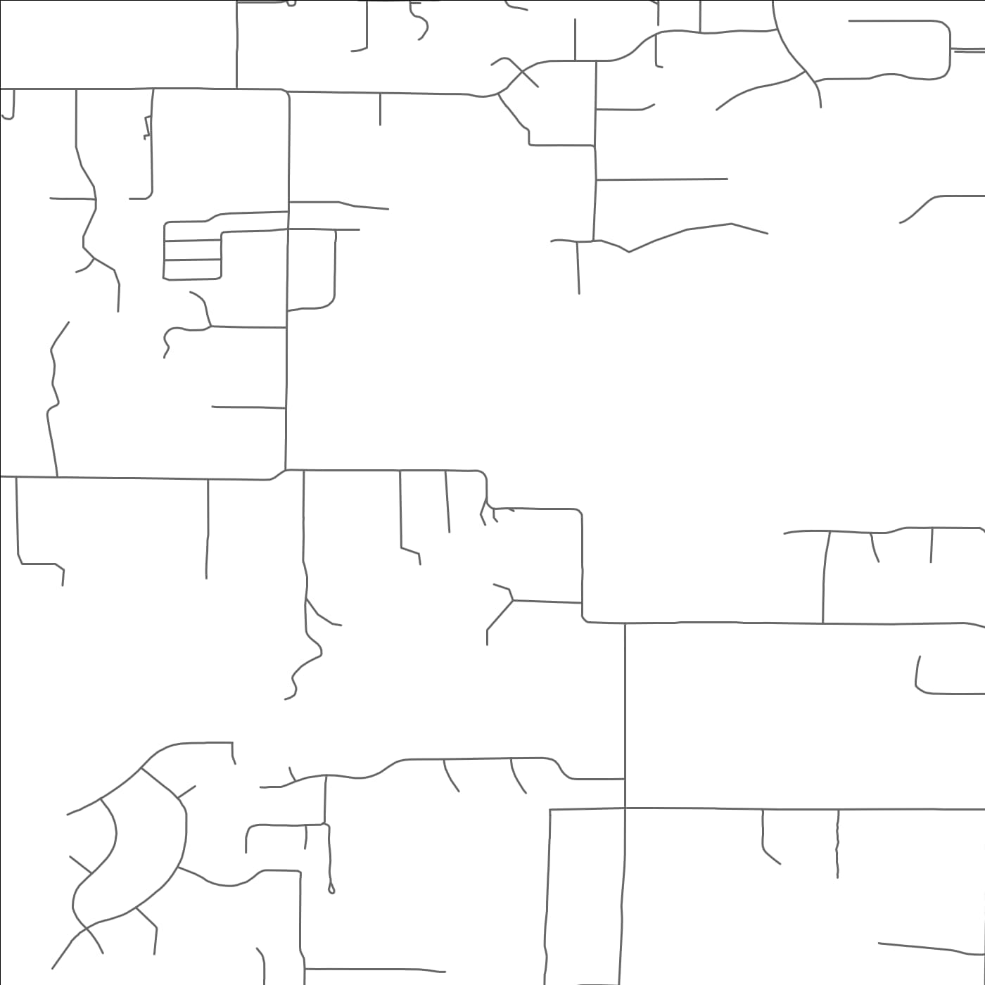 ROAD MAP OF BARTONVILLE, TEXAS BY MAPBAKES