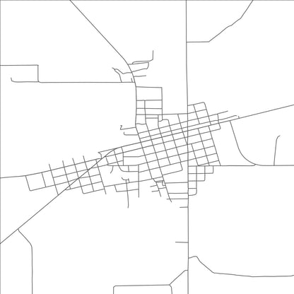 ROAD MAP OF BENAVIDES, TEXAS BY MAPBAKES