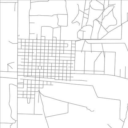 ROAD MAP OF BIG LAKE, TEXAS BY MAPBAKES