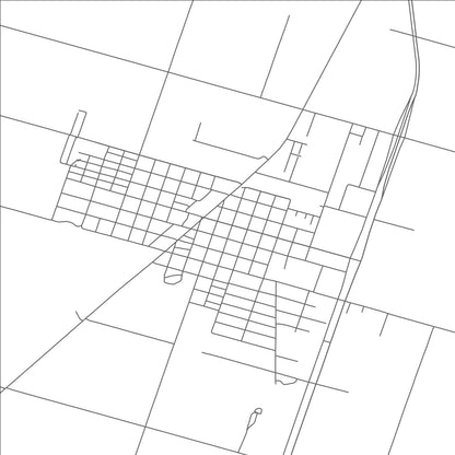 ROAD MAP OF BISHOP, TEXAS BY MAPBAKES