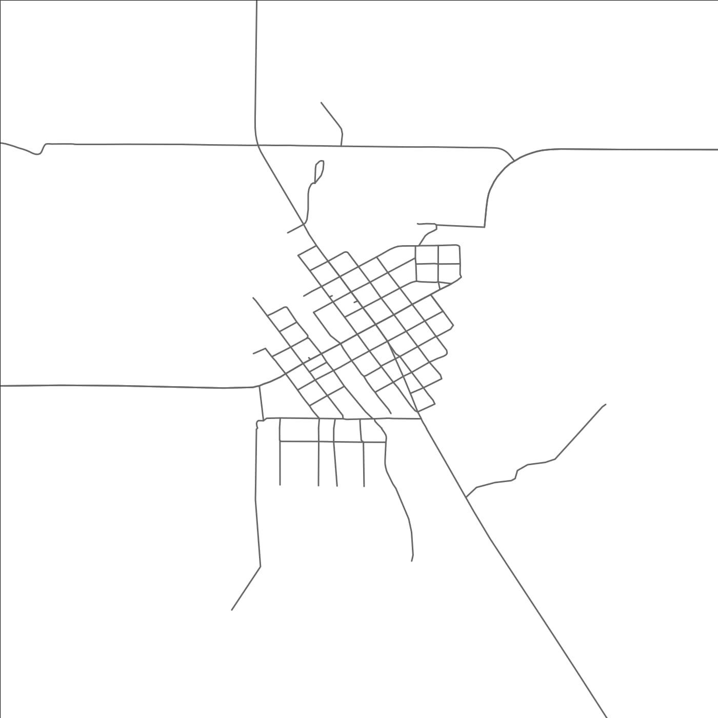 ROAD MAP OF BLACKWELL, TEXAS BY MAPBAKES