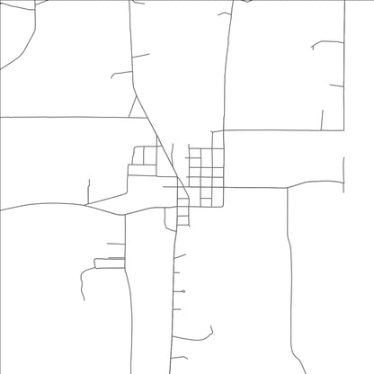 ROAD MAP OF BLOOMBURG, TEXAS BY MAPBAKES