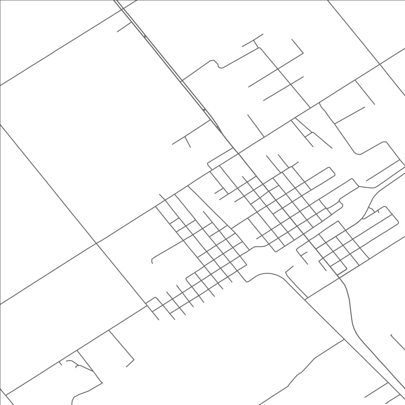 ROAD MAP OF BLOOMINGTON, TEXAS BY MAPBAKES