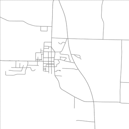 ROAD MAP OF BLUE RIDGE, TEXAS BY MAPBAKES