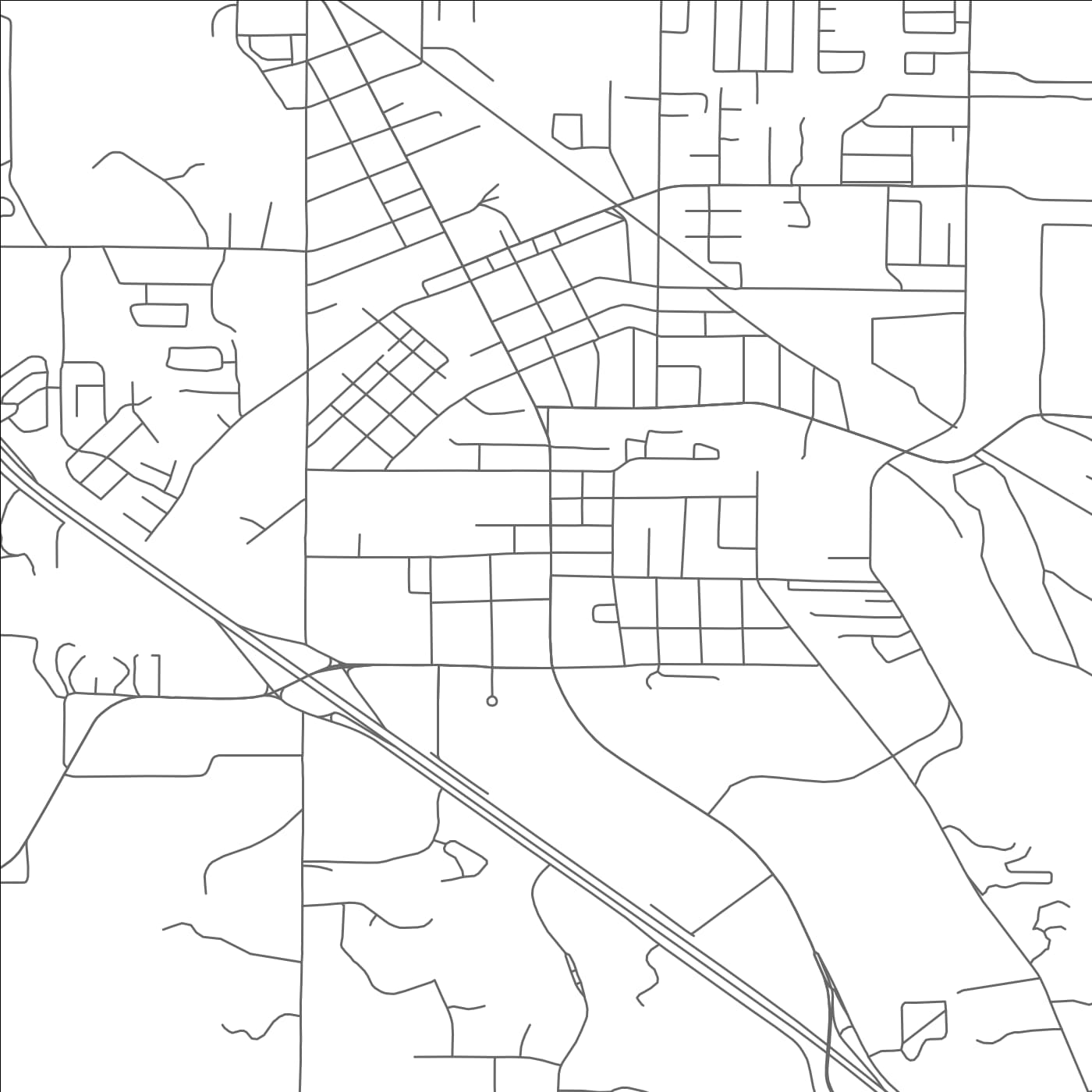 ROAD MAP OF BOERNE, TEXAS BY MAPBAKES