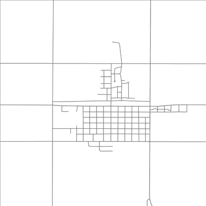 ROAD MAP OF BOOKER, TEXAS BY MAPBAKES