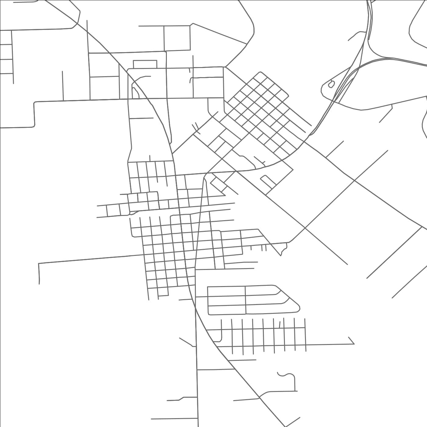 ROAD MAP OF BRAZORIA, TEXAS BY MAPBAKES