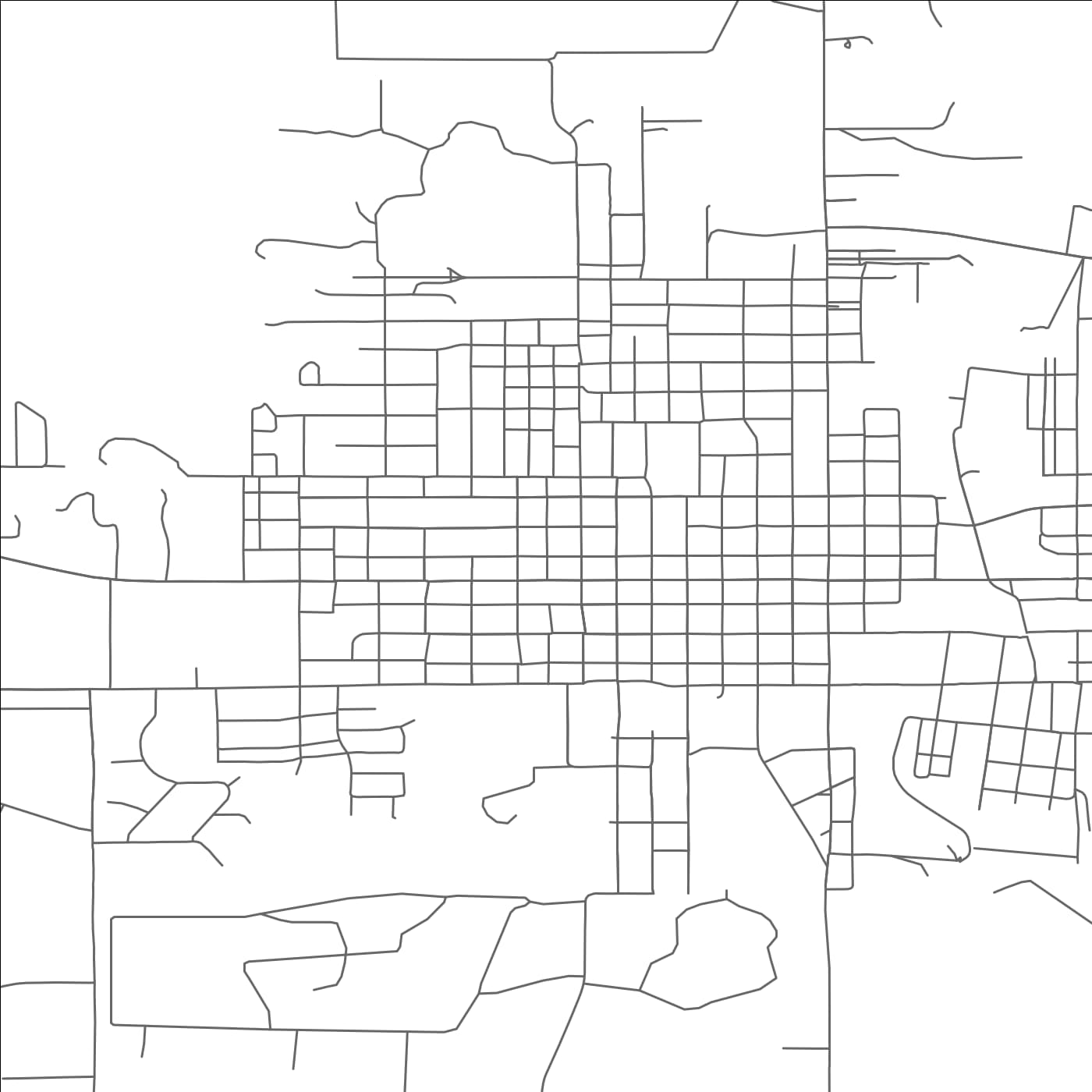 ROAD MAP OF BRECKENRIDGE, TEXAS BY MAPBAKES