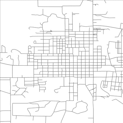 ROAD MAP OF BRECKENRIDGE, TEXAS BY MAPBAKES