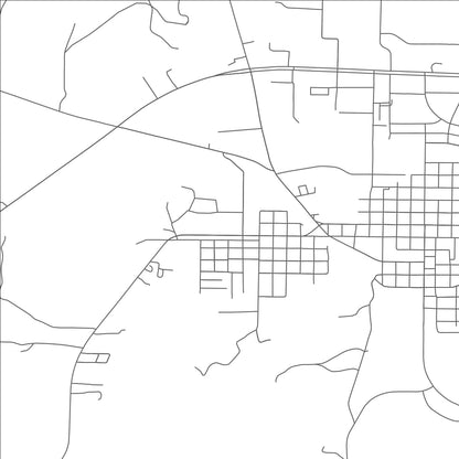 ROAD MAP OF BRIDGEPORT, TEXAS BY MAPBAKES