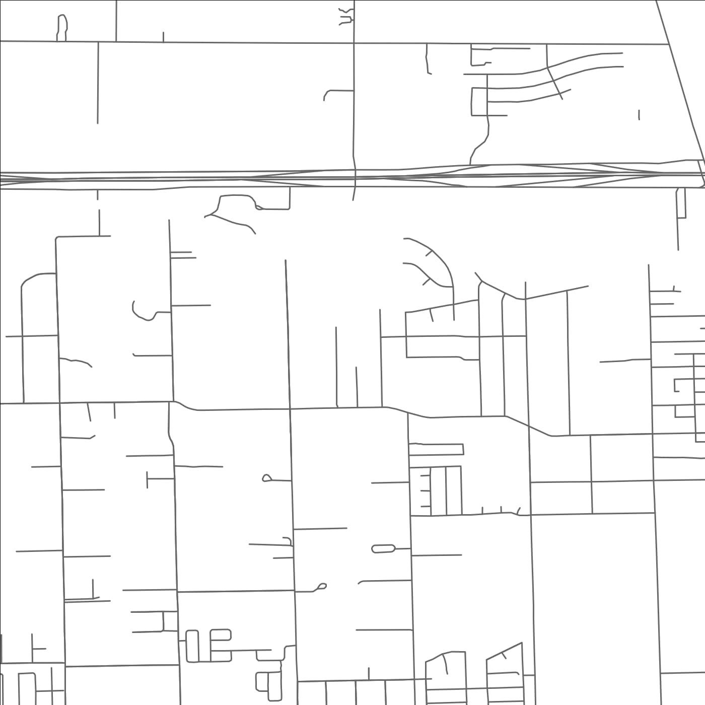 ROAD MAP OF BROOKSIDE VILLAGE, TEXAS BY MAPBAKES