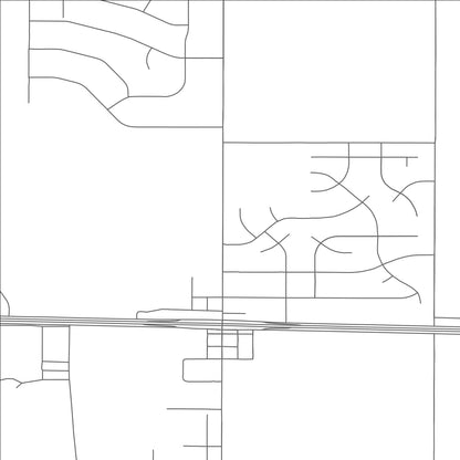 ROAD MAP OF BUSHLAND, TEXAS BY MAPBAKES