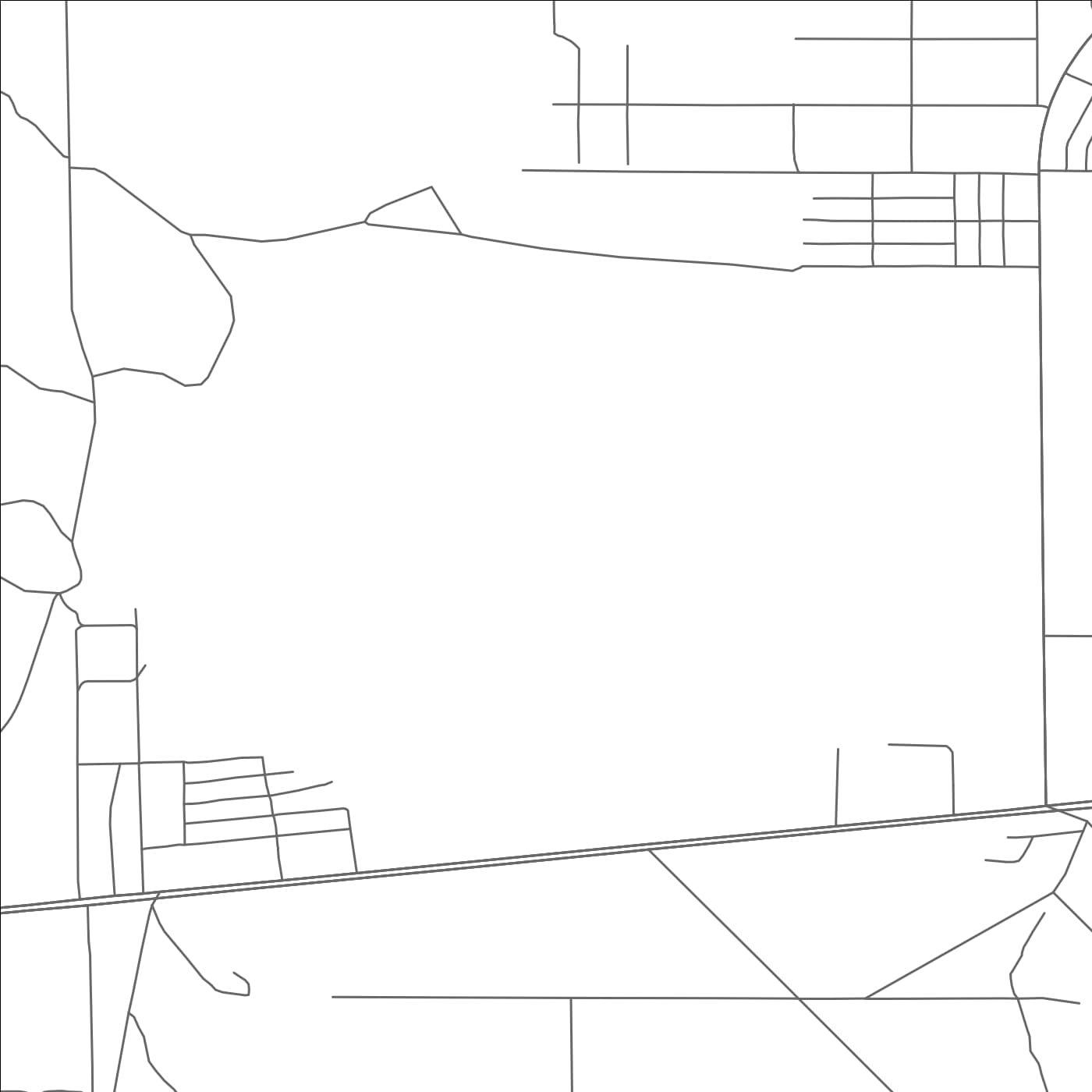 ROAD MAP OF BUTTERFIELD, TEXAS BY MAPBAKES