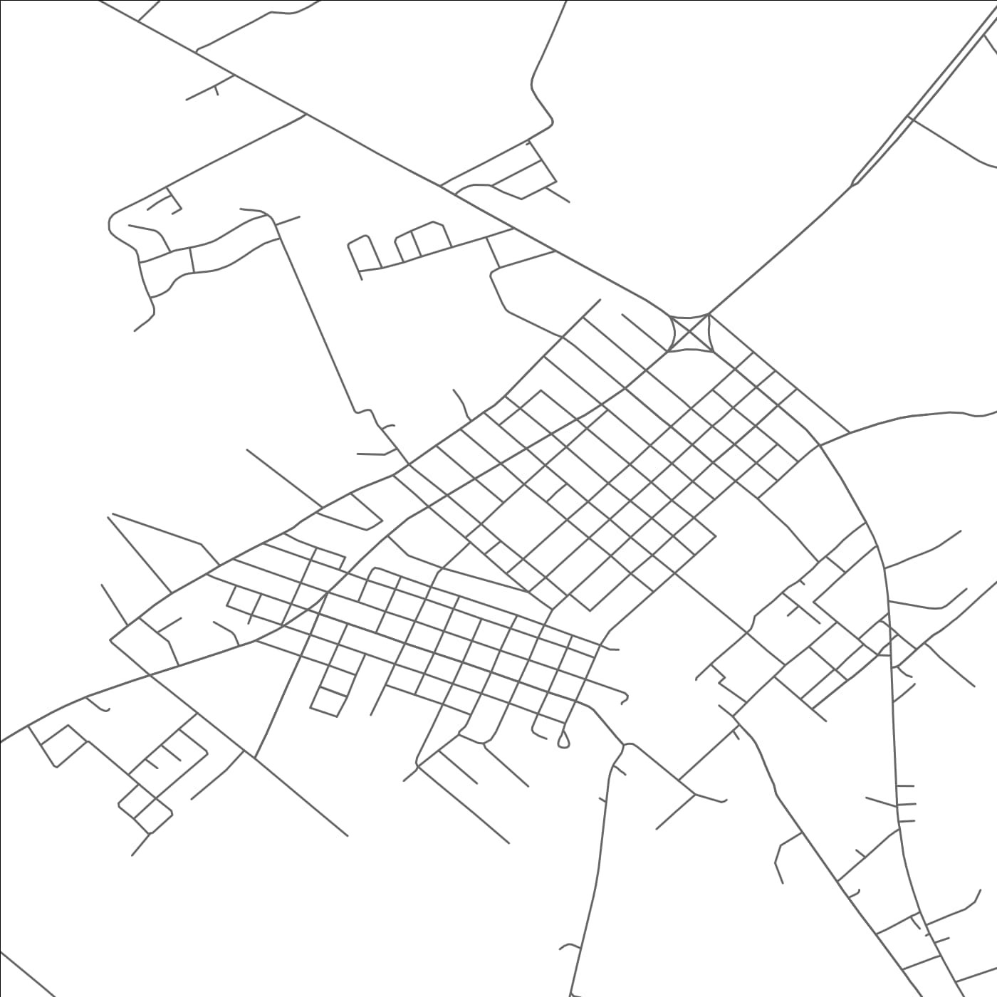 ROAD MAP OF CALDWELL, TEXAS BY MAPBAKES