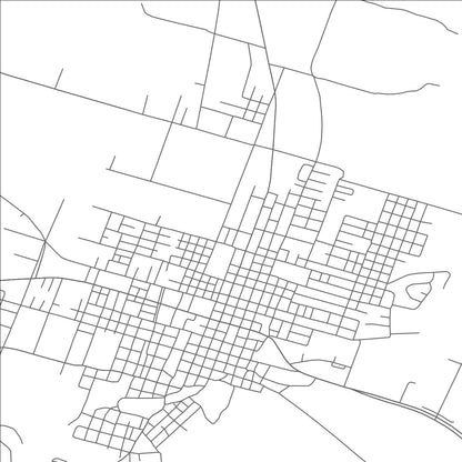 ROAD MAP OF CAMERON, TEXAS BY MAPBAKES