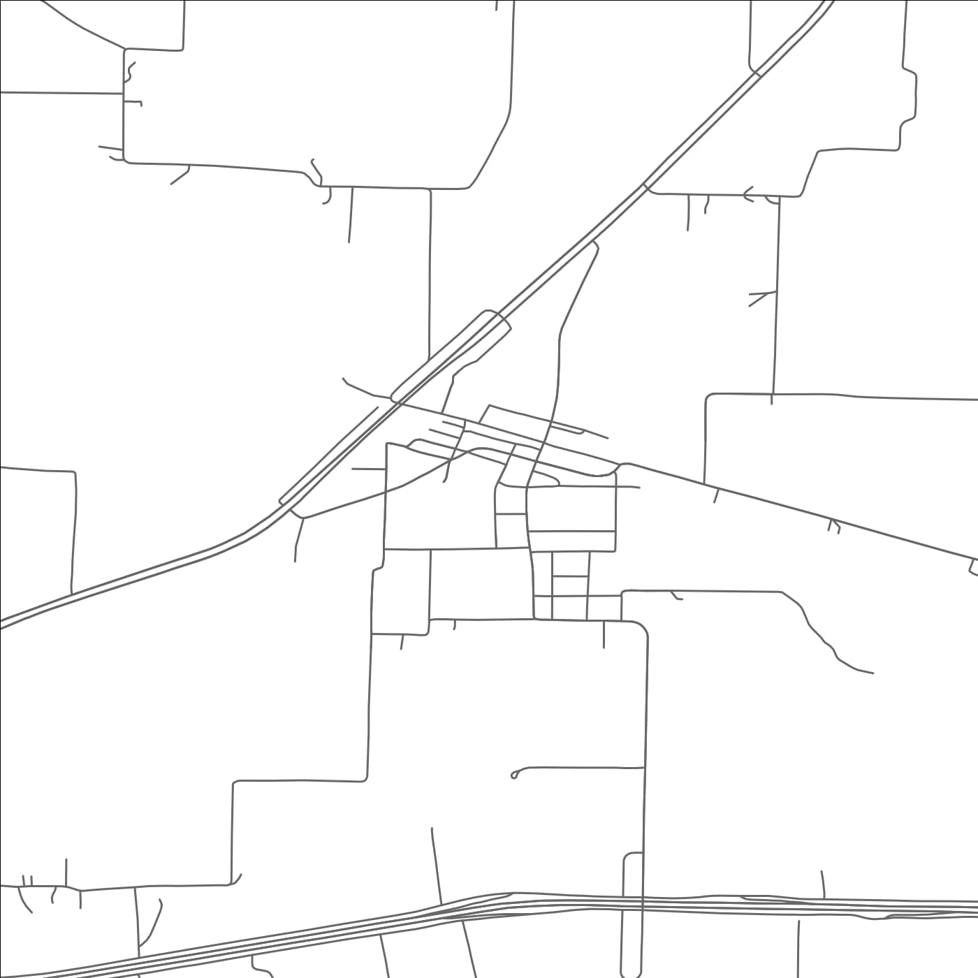 ROAD MAP OF CAMPBELL, TEXAS BY MAPBAKES