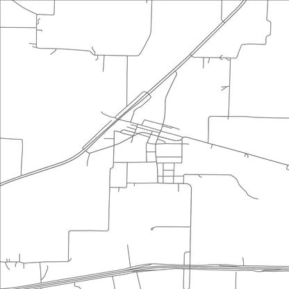 ROAD MAP OF CAMPBELL, TEXAS BY MAPBAKES