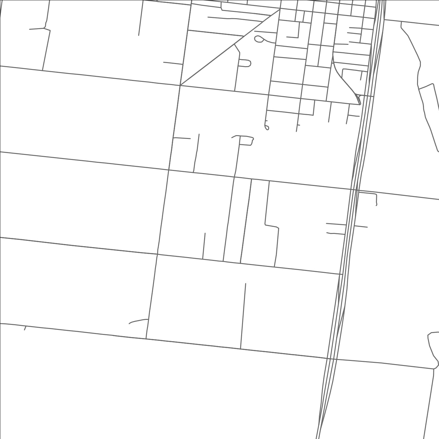 ROAD MAP OF CANTU ADDITION, TEXAS BY MAPBAKES